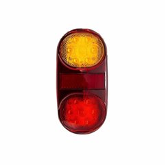 Lampa spate 160x76, stanga-dreapta, 4 functii, catadioptru, 12-24V, 18 LED-uri, JCB TT.12014L