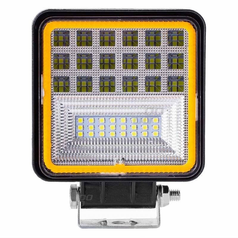 Proiector lucru 110x110, 2 functii, LED, 9-30V, 45W, 3360lm, Combo cu Angel Eyes AWL12, 02426 Amio