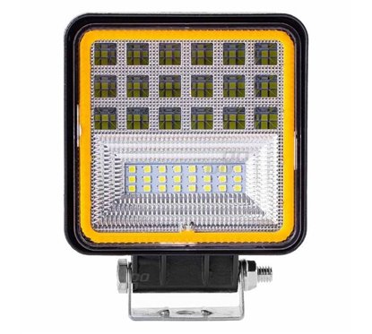 Proiector lucru 110x110, 2 functii, LED, 9-30V, 45W, 3360lm, Combo cu Angel Eyes AWL12, 02426 Amio