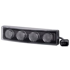 Lampa gabarit 180x45, LED, alba, cu mufa, Scania 4&R, LD996 Horpol