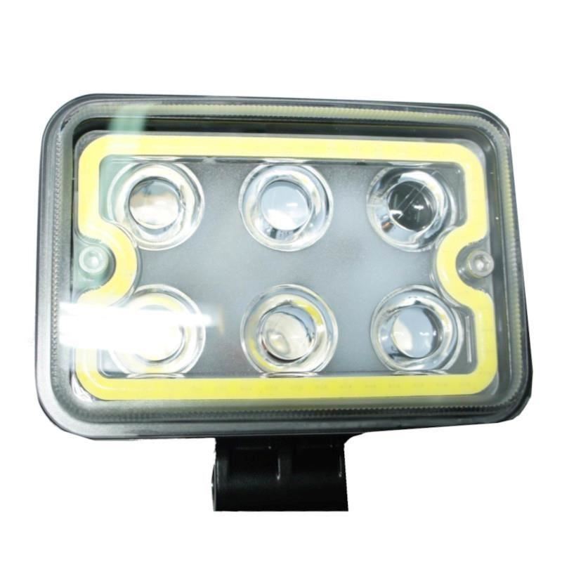 Proiector lucru 110x78, LED, 1450lm, 9-30V / 18W, cu lupa si contur, 42014