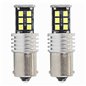 Set 2 becuri semnalizare 15 LED-uri 12/24V, P21W BA15s Canbus 01293 Amio