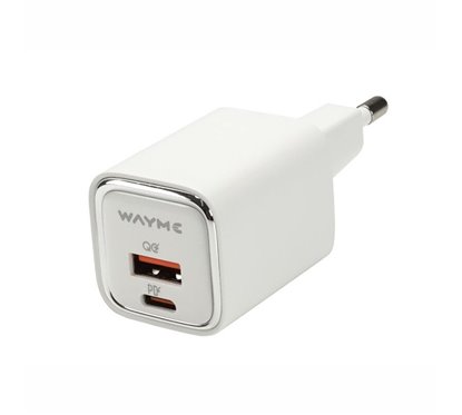 Incarcator rapid cu 2 USB-uri, priza 220V, 5V, 30W, USB-C, USB-A, 63045 MyWay