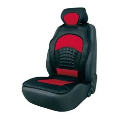 Perna scaun cu masaj (bule) peste tetiera rosie 9811 Automax