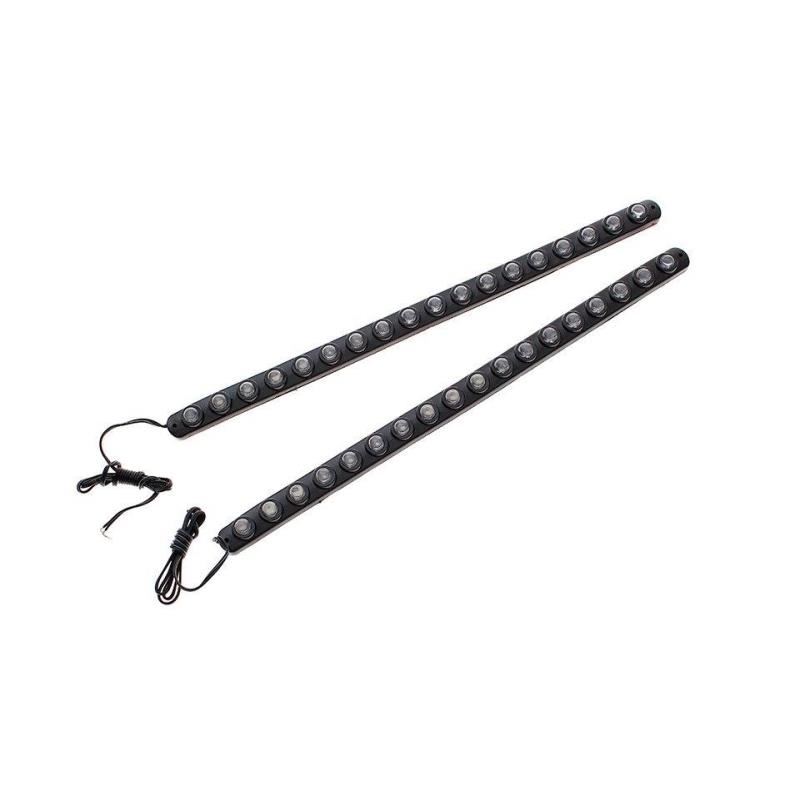 Proiector zi DRL 36x1.8cm 18 LED-uri lupa alb 12V IP67 DIY LED