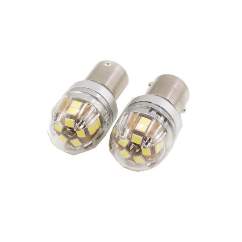 Set 2 becuri semnalizare LED 12/24V P21W BA15S Canbus, CAN139 Carguard