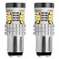 Set 2 becuri stop frana 24 LED-uri 12/24V, P21/5W BAY15d Canbus 02798 Amio
