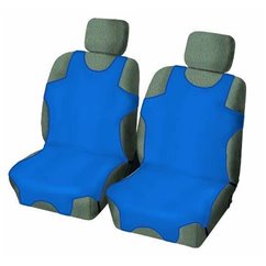 Set 2 huse auto scaune fata tip maieu albastre 42094 CarCo