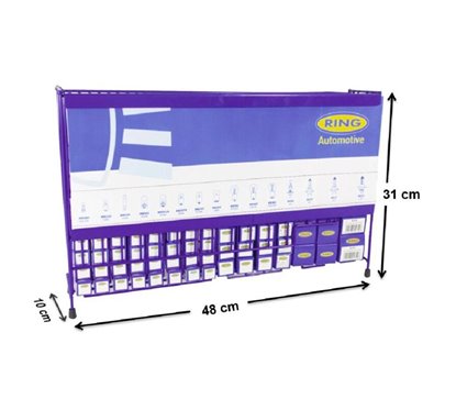 Stand becuri 31x48cm, pentru cutii becuri RB, BU126 Ring