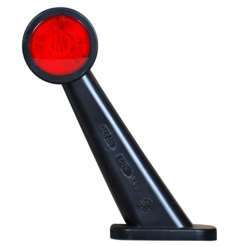 Lampa gabarit cu brat 187mm, oblic 45Â°, LED, AngelEye, dreapta W21.3W 497BCP WAS