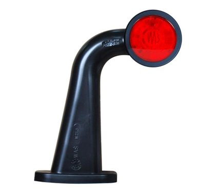 Lampa gabarit cu brat 187mm, oblic 45°, LED, AngelEye, dreapta, 499BCP WAS