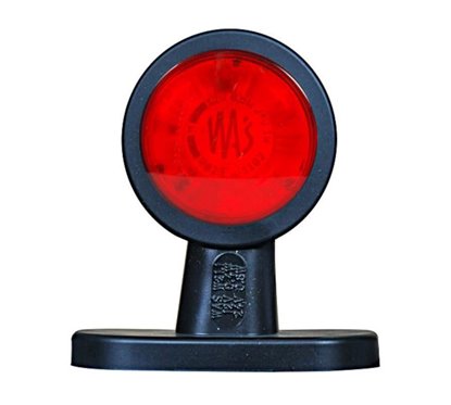 Lampa gabarit cu brat 95mm, LED, alb-rosie, W21.1W 495bc Was