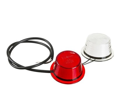 Set 2 bucati modul LED NEON, alb si rosu, pentru lampi gabarit, cablu 700mm, MDBC2611 Horpol