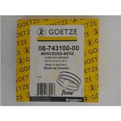 Set segmenti piston, MERCEDES-BENZ SPRINTER, C CLASS, VITO, 08-743100-00 Goetze