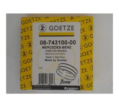 Set segmenti piston, MERCEDES-BENZ SPRINTER, C CLASS, VITO, 08-743100-00 Goetze