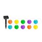 Sir 10 lampioane LED diferite culori, 3.7m, incarcare solara, 11227B GarfdenOfEden