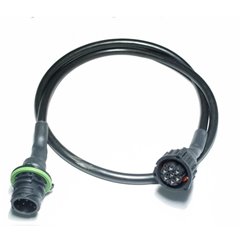 Cablu cu fisa si priza AMP 7pini, 1m, 7x0.75mm, negru, WTY FisaAMP7+PrizaAMP7