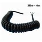 Cablu electric spiralat 3 fire 3x1.5, 4m, PS3/3x1.5/4m