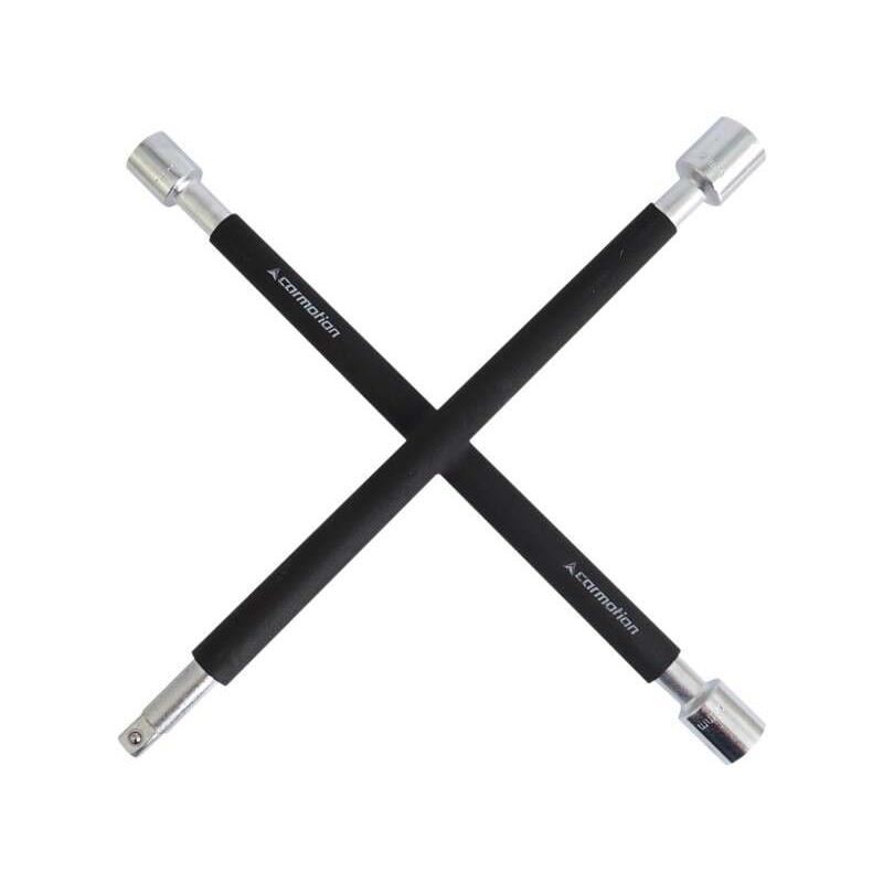 Cheie roti cruce cu cauciuc, 17-19-21mm si conexiune de 1-2 inch, 58042 Carmotion 