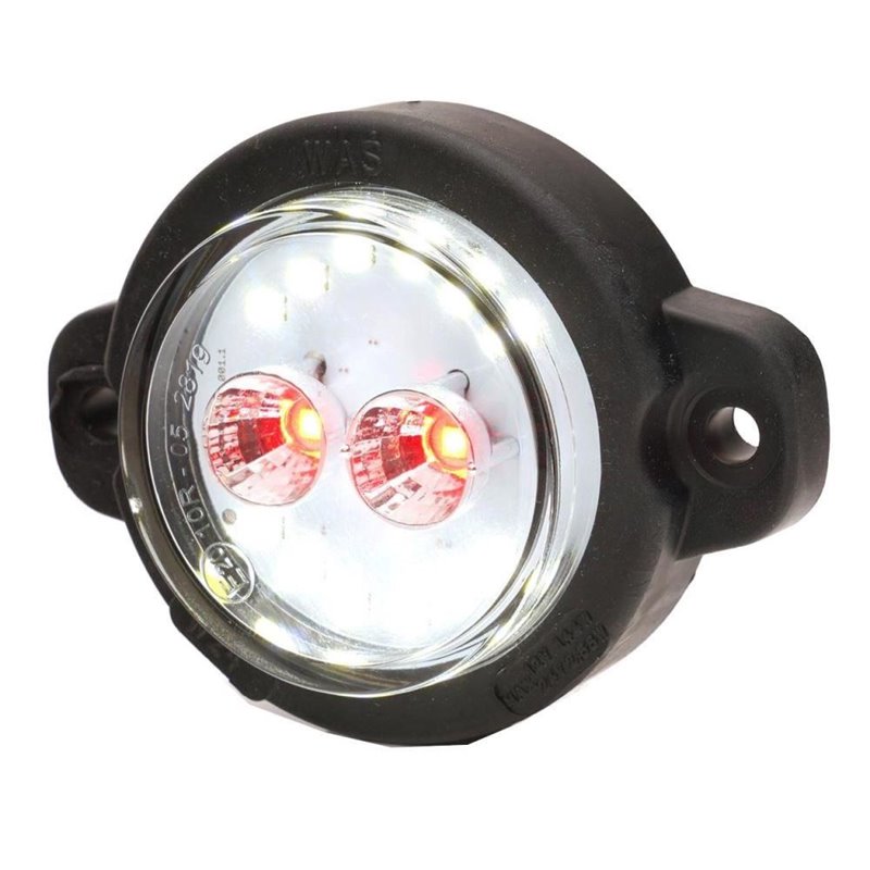Lampa stop fi60, 2 functii, LED, prindere cu 2 urechi 1531AR F Was