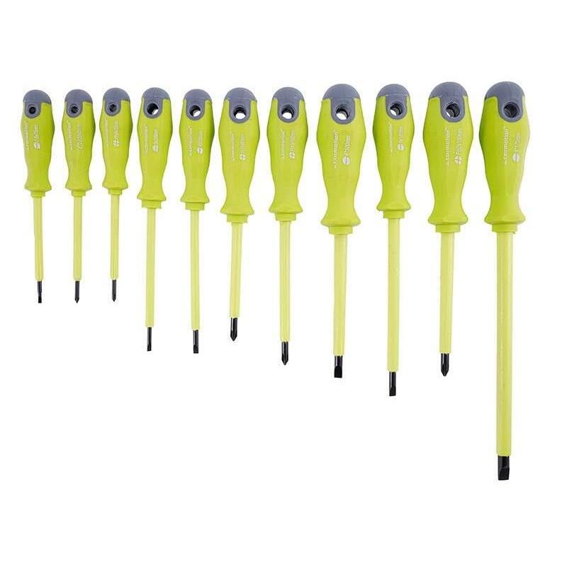 Set 11 surubelnite izolate, din otel crom-vanadiu CR-V, cu varfuri magnetice, 63408 Carmotion