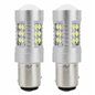 Set 2 becuri stop frana 24 LED-uri, 12/24V, P21/5W BAY15d Canbus 01438 Amio