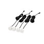 Set 4 senzori parcare cu avertizor sonor, 22mm, albi 01568 Amio
