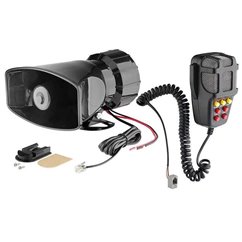 Sirena cu microfon 7 tonuri, 12V, 100W, 58603 Carmotion