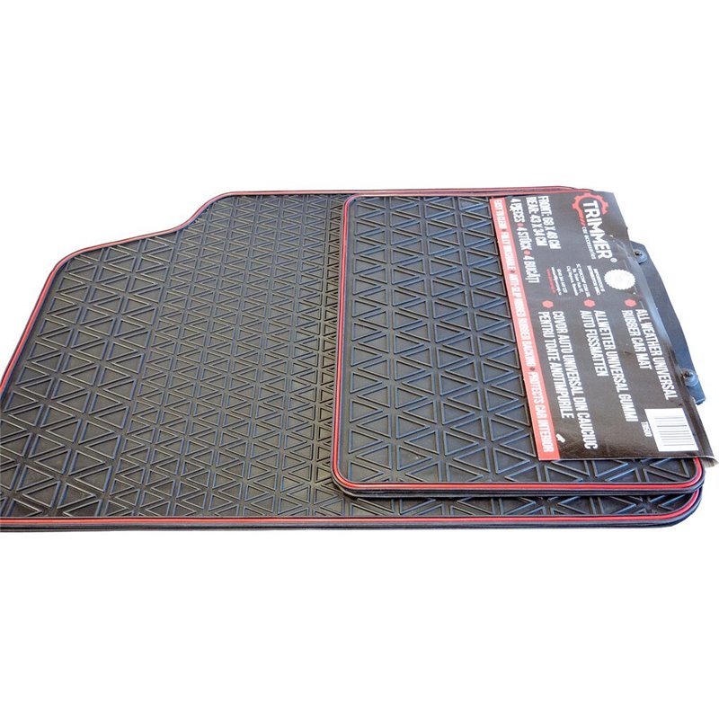 Covorase univesale, dunga rosie REDLINE, cauciuc natural, cal1, 68x48cm, Trimmer Tr500