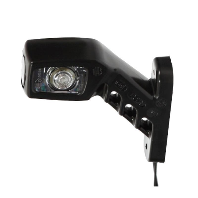 Lampa gabarit cu brat oblic 45Â°, 135mm, LED, stanga, 12-24V, W49 241L Was 