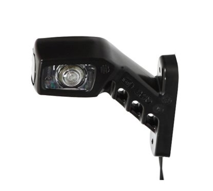 Lampa gabarit cu brat oblic 45°, 135mm, LED, stanga, 12-24V, W49 241L Was 