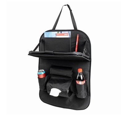 Organizator spate scaun, cu masuta si buzunare, 03128 Amio