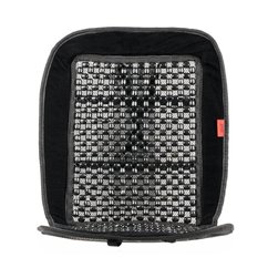 Perna scaun husa cu bile si margine de plus neagra, 1 bucata, Velvet Comfort 709.10 Heyner