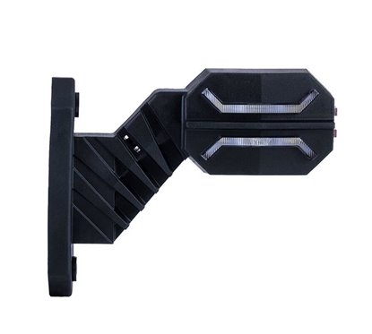 Lampa gabarit cu brat oblic 45°, 135mm, 16LED-uri, 3 functii, dreapta, Dragon, Hor134, LD3064 Horpol