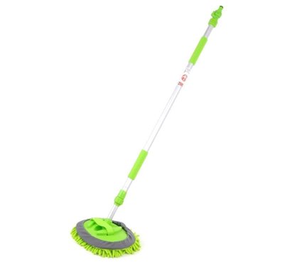 Perie auto cu franjuri telescopica, cu robinet, 120-200cm, Chenille 02398 Amio