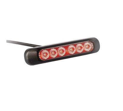 Lampa ceata, 132x28mm, Slim cu 6 LED-uri, 12/24V, prindere 2 suruburi, FT- 332 Fristom
