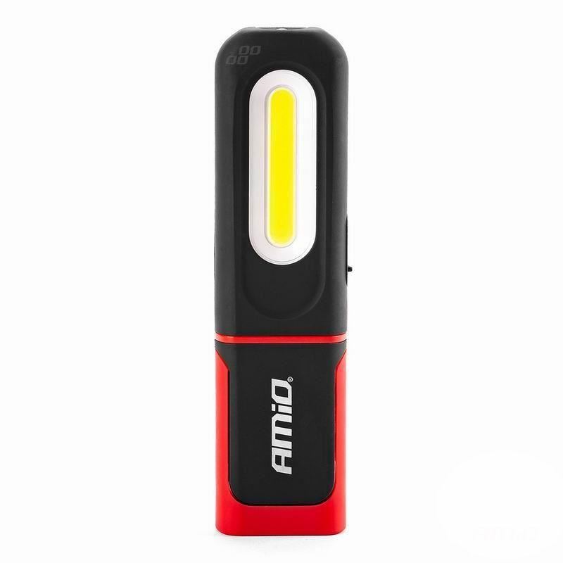 Lanterna lucru LED cu magnet si carlig, reincarcabila USB, WT08 02818 Amio
