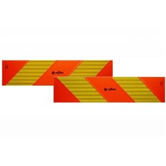 Placa reflectorizanta vehicul scurt (in dungi) 565x130mm 4001MUK Reflex