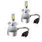 Set 2 becuri H7 2 LED-uri COB, 12V, 36W, 6000K, 3800lm, C6