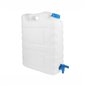 Canistra apa potabila 20L, cu robinet plastic detasabil, alba, atestata alimentar, 86561 Carmotion