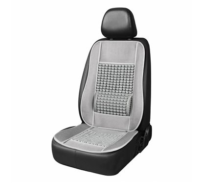 Perna scaun cu bile, 110x46cm, cu suport lombar, gri, 03643 Amio