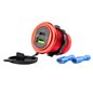 Priza cu 2 USB, USB si USB C, cu LED, 12-24V, incastrabila, Mod09 02859 Amio