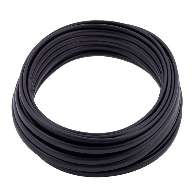 Rola ornament bandou, 8mm x 20m, neagra, profil U, 63779 Carmotion 