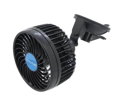 Ventilator 12V, fi15cm, 2 viteze, prindere ventuza, 61008 CarCo 