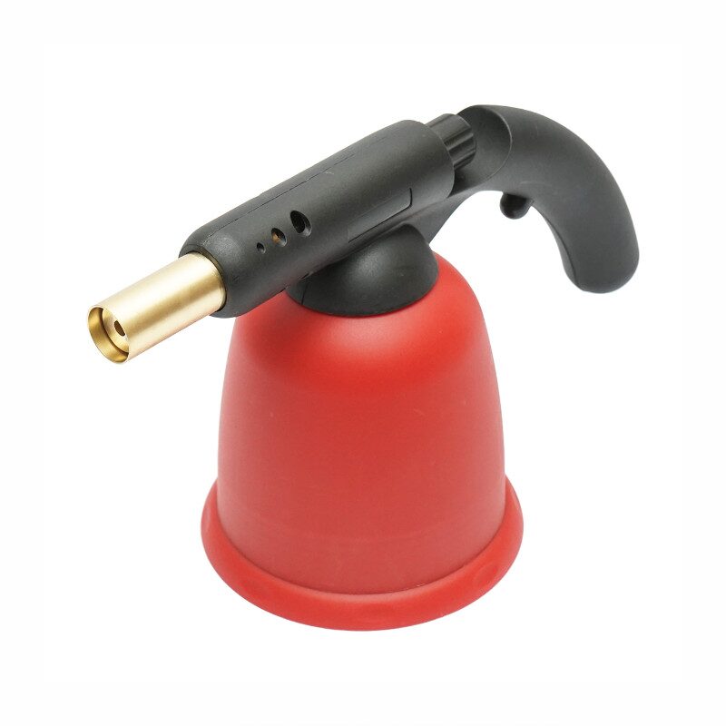 Lampa cu gaz pentru lipit, aprins focul, cu aprindere piezo, pentru butelie 190g, LY96