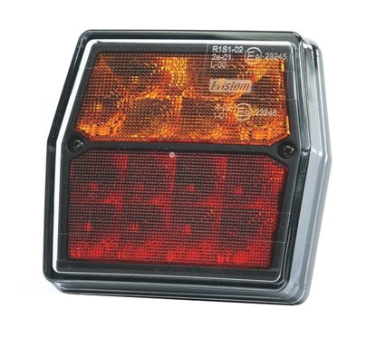Lampa spate 99,6x93, 4 functii, iluminare numar, LED, cablu, FT-222T LED Fristom