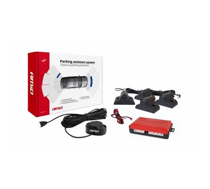 Senzori parcare 4, alarma sonora, Truck, Van, montare bara, 02278 Amio