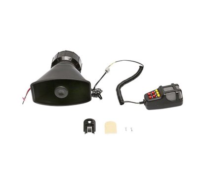 Sirena cu microfon 7 tonuri, 12V, 100W, Electronic Horn America, BK92817