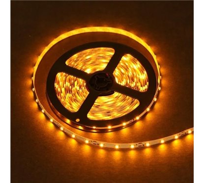 Banda led 300SMD 3528, 5m, 12V,  galbena
