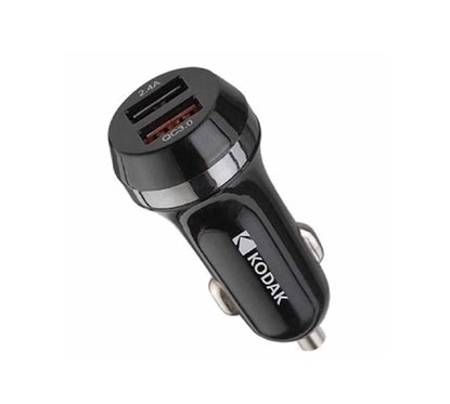 Incarcator auto cu 2 USB 12/24V, 1xQC3.0, 1x 2.4A, UC109 Kodak